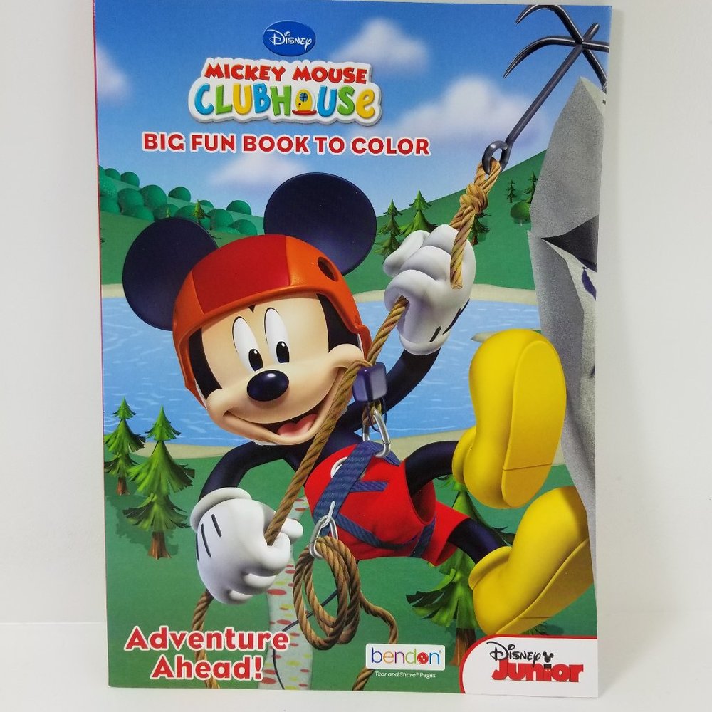 Mickey Mouse Club Coloring Big fun adventure book